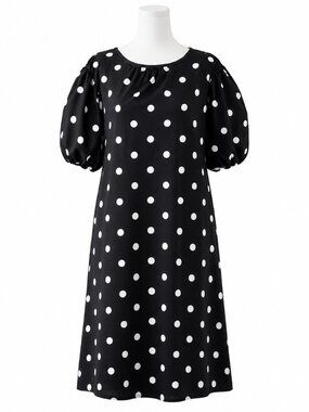 New York & Company Black Polka Dot Dress – Size 16W – NWOT